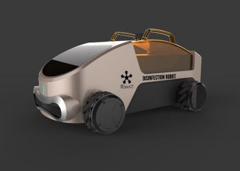 UV-baktereid hävitav robot